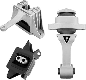Engine Motor & Transmission Mount Kit 3PCS, Compatible With Hyundai 17-20 Elantra 1.4T1.6T 2.0L, 18-20 Elantra GT 1.6T 2.0L, 17-22 IONIQ 1.6L; Kia 21-22 Seltos 1.6L, Replace OE# A71210, A71100, A71207