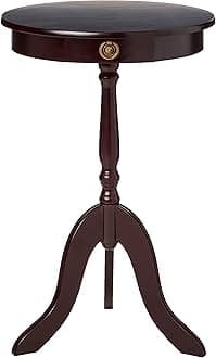 Frenchi Furniture Table, 15.76 in x 15.76 in x 24.82 in, Mahogany