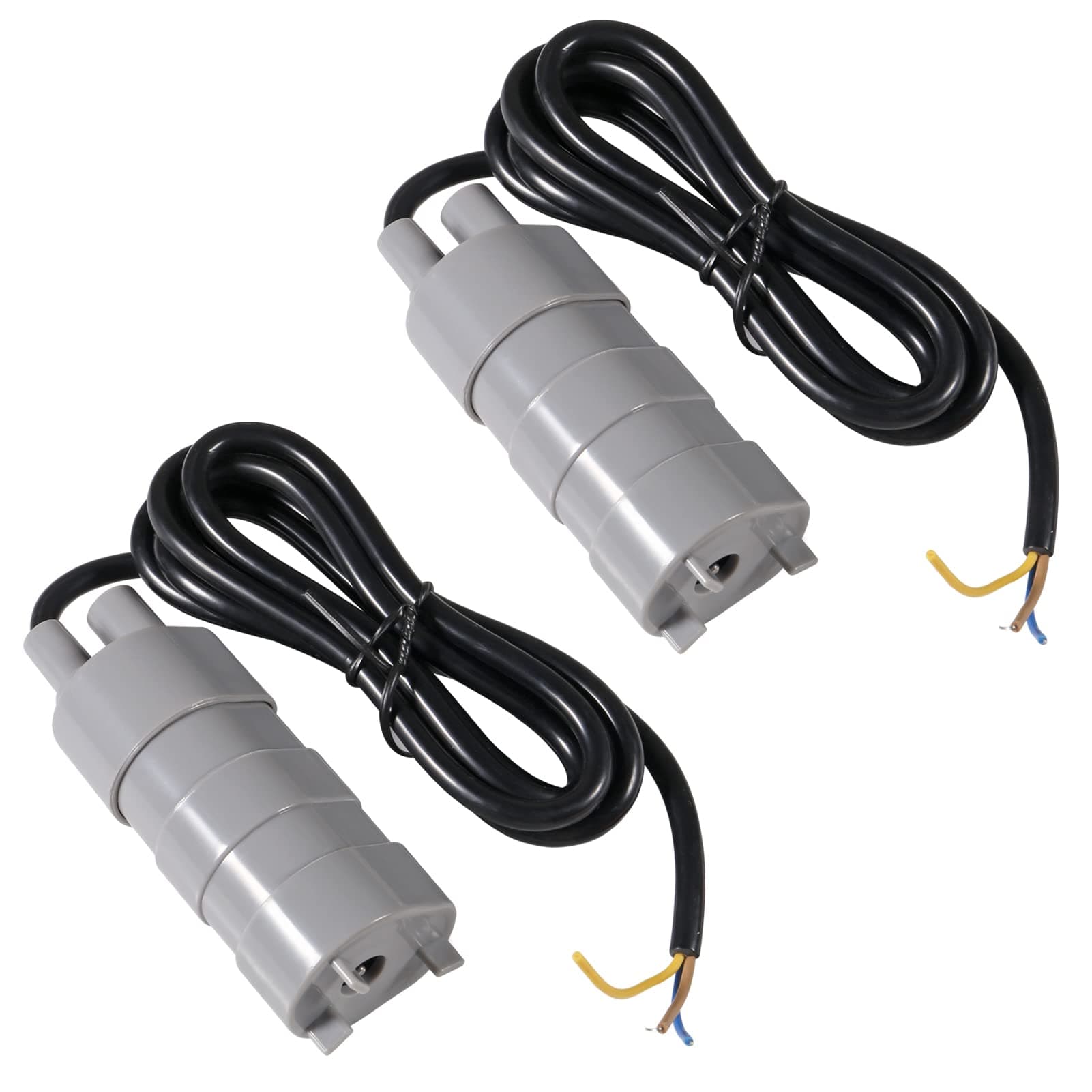 DIANN 2pcs Mini Submersible Water Pump DC 12V Micro Water Pump 840L/H High Flow Pumps for Aquarium Fish Tank Fountain