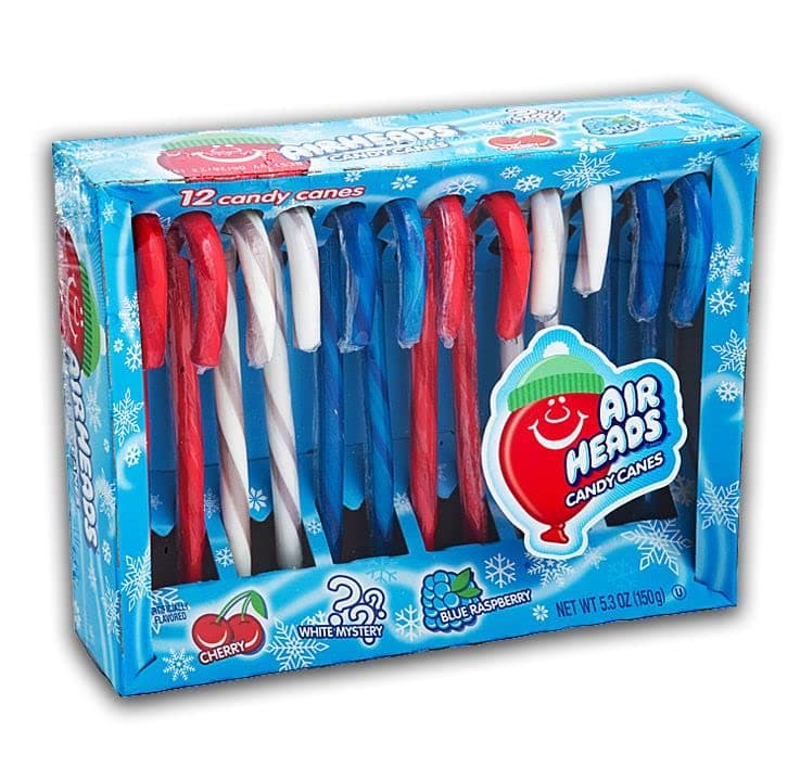 Airheads 3 Flavor Candy Canes - 5.3 oz