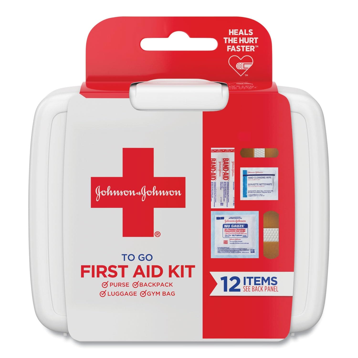 Johnson & Johnson First Aid To Go Kit (Set of 12 Piece)