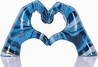 Colorful Heart Shape Love Finger Wedding Decoration Bookcase Coffee Table Desk Bedroom TV Stand Small Ornaments Home Decor