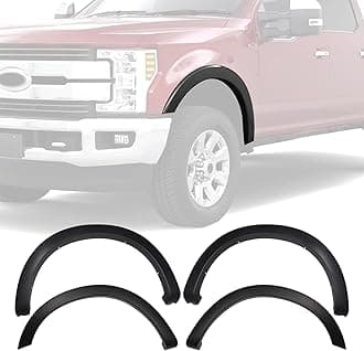 4 Piece Set Fender Flares Fit for 2017-2022 Ford F250 F350 Super Duty Factory Style Front Left Front Right Rear Left Rear Right F-250 F-350 Excludes Dually Models