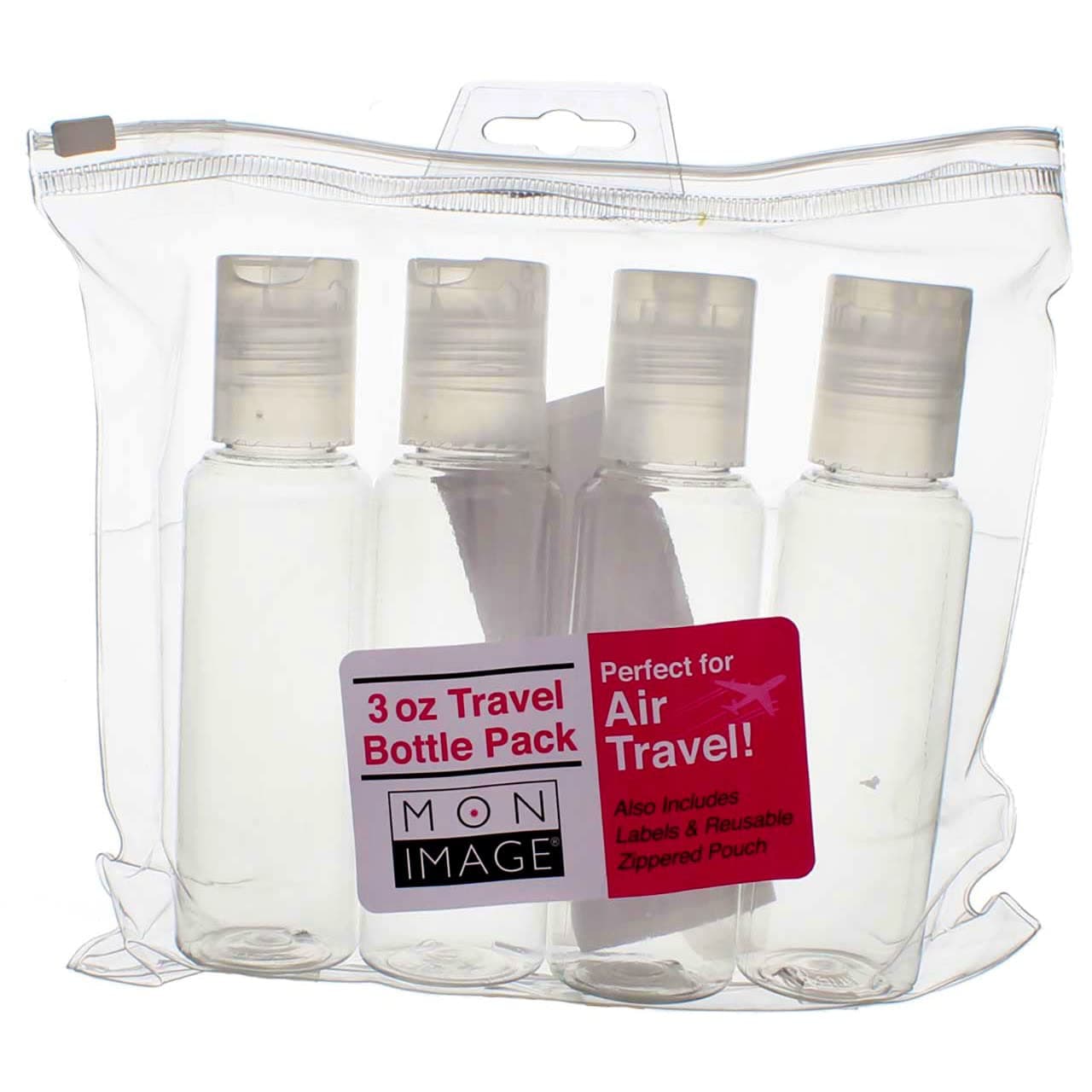 Ecotools, Bottle Travel Translucent Assorted Pack, 1 Count