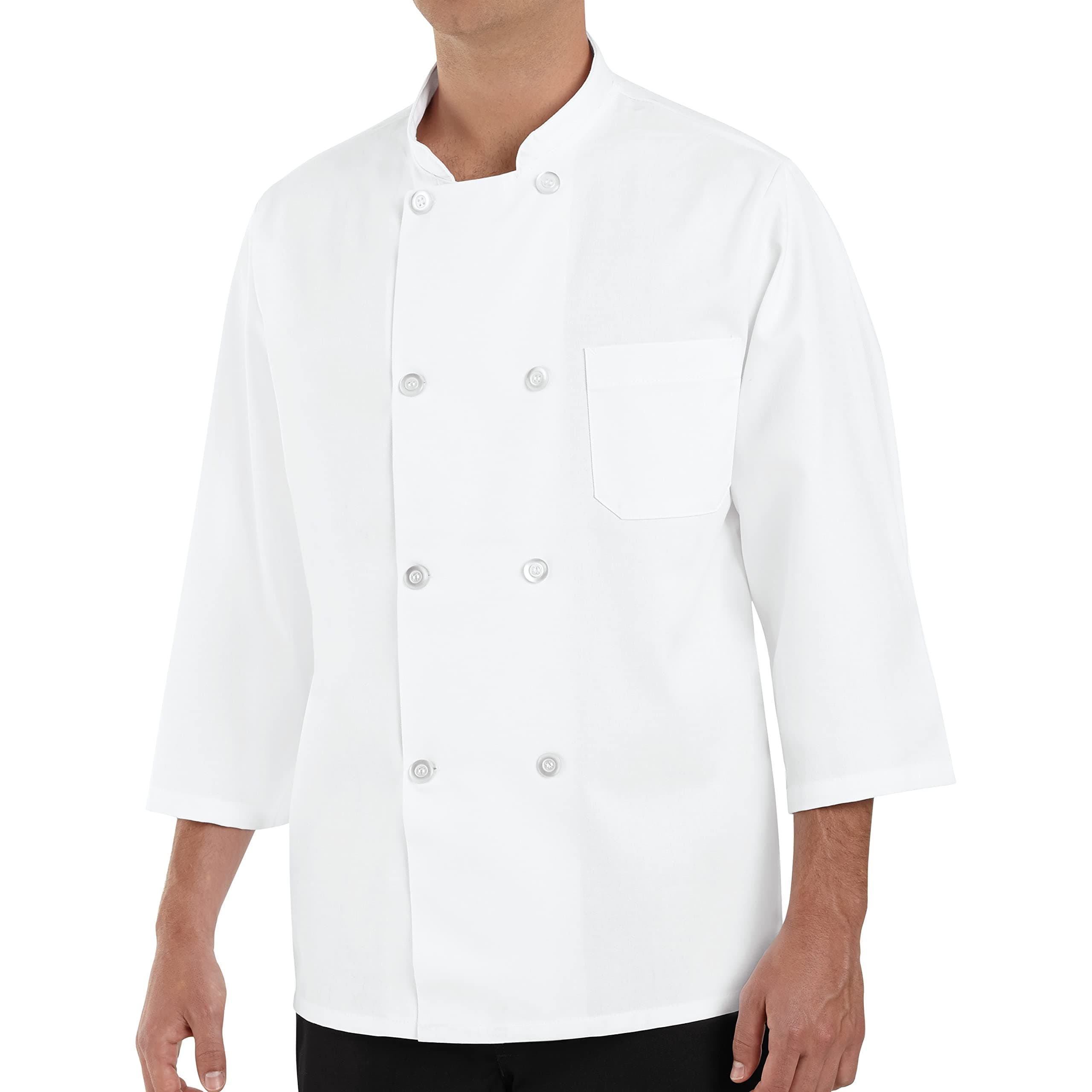 Chef Designs Men's 3/4 Sleeve Chef Coat