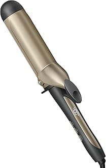 Tourmaline Ceramic 1 ¾ -Inch Curling Iron, 1 ¾ -Inch Barrel Produces Voluminous Curls, Hair Curler for Use on Medium and Long Hair, Dark Gray