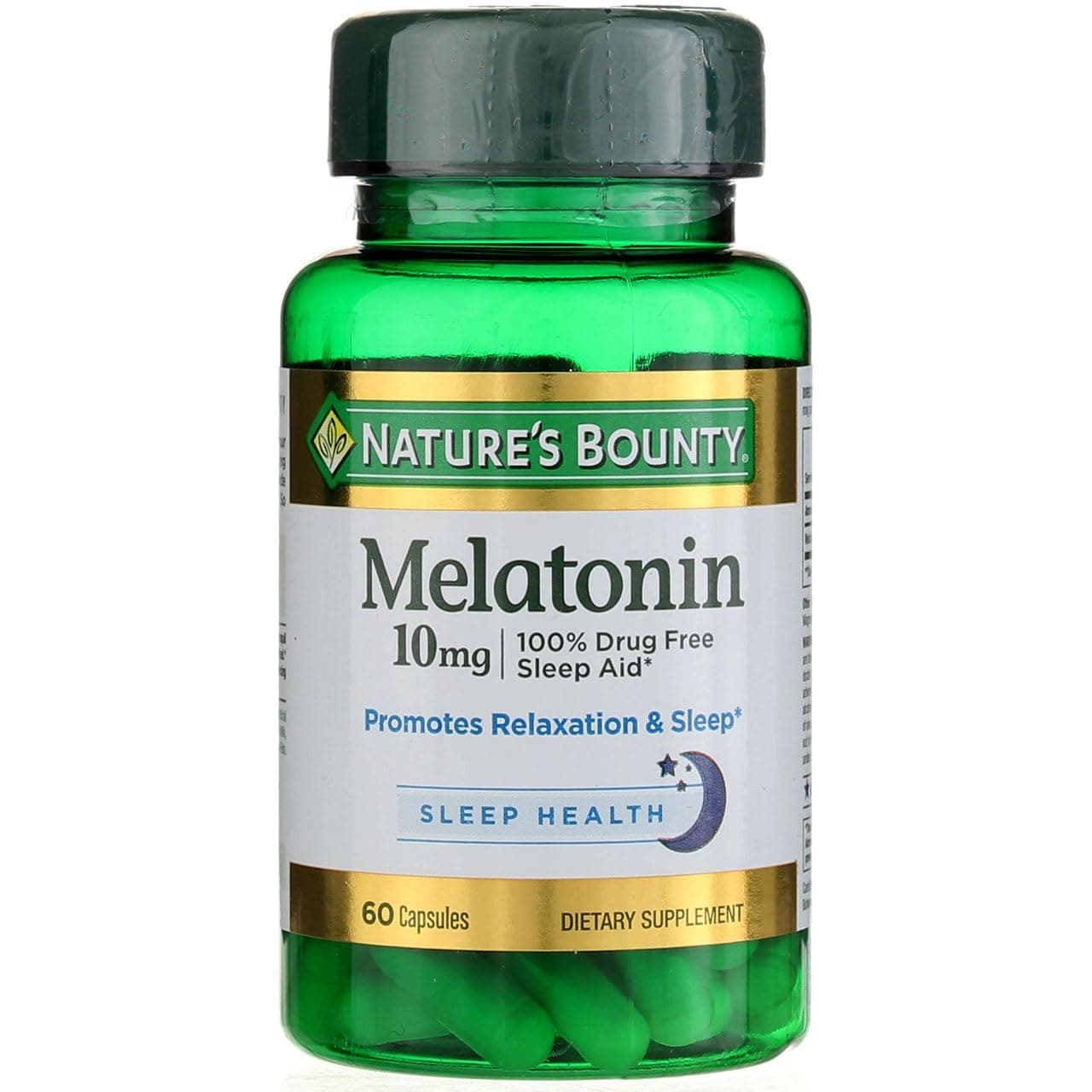 Melatonin 10mg Capsules 60 ea (Pack of 2)