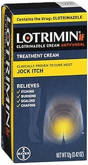 Lotrimin AF Jock Itch, Jock Itch Cream, 0.42 Ounce (Pack of 1) (Packaging May Vary)
