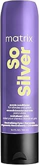 So Silver Purple Toning Conditioner, For Blondes, Greys and Silvers, Neutralises Yellow Tones