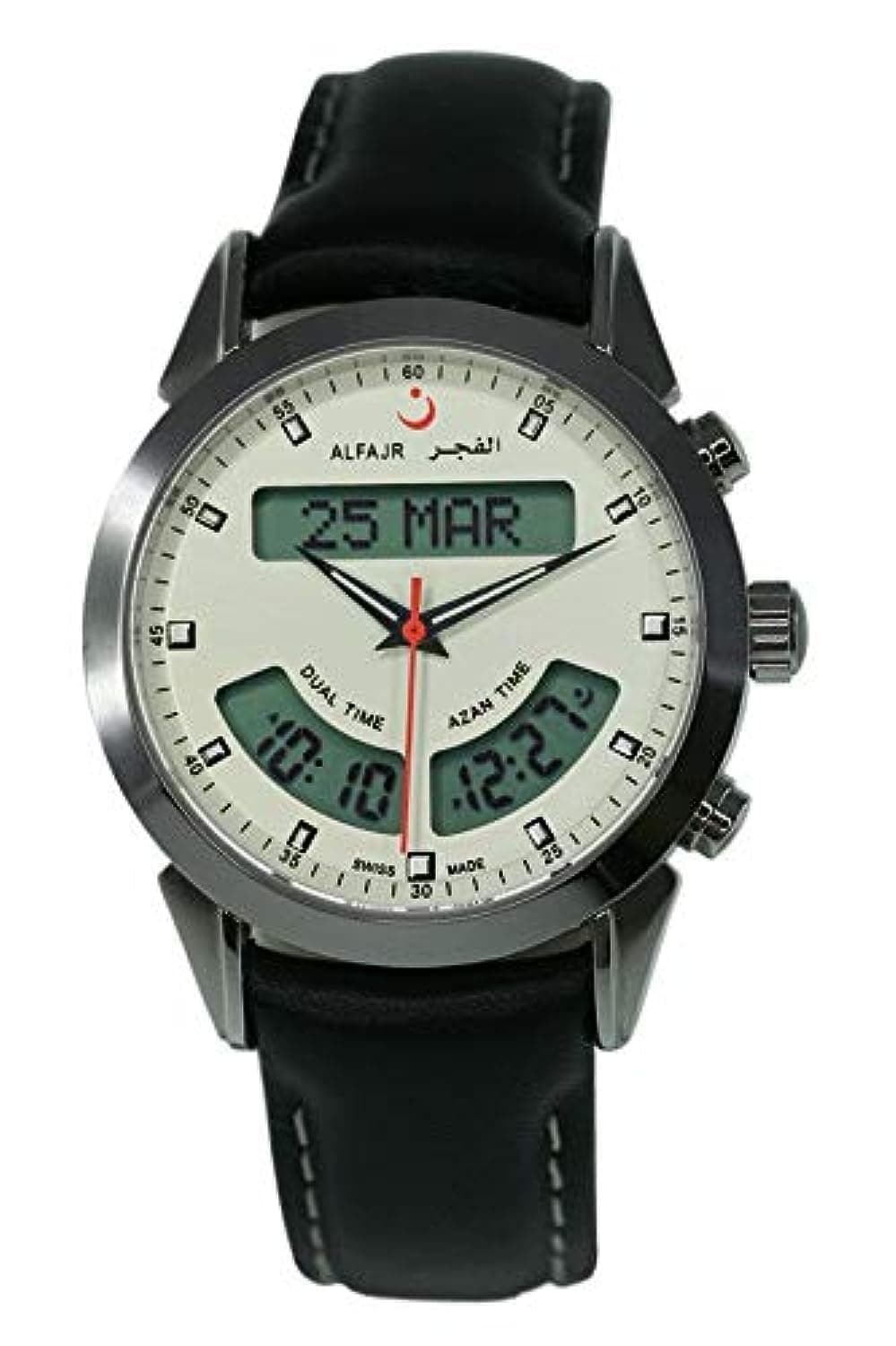 WA-10L Leather strap watch for pray time