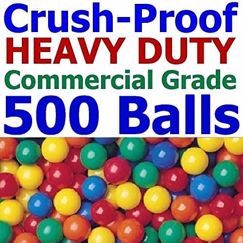 My Balls Pack of Jumbo 3" Size Ball Pit Balls in Selected Grade & Quantity for Home or Business Use