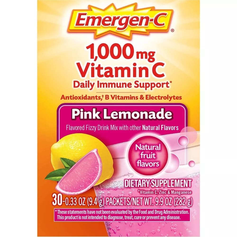 Emergen C Pink Lemonade Pkt 30