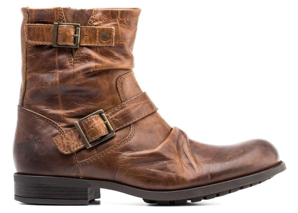 METAL WAXY Men's Biker Boots