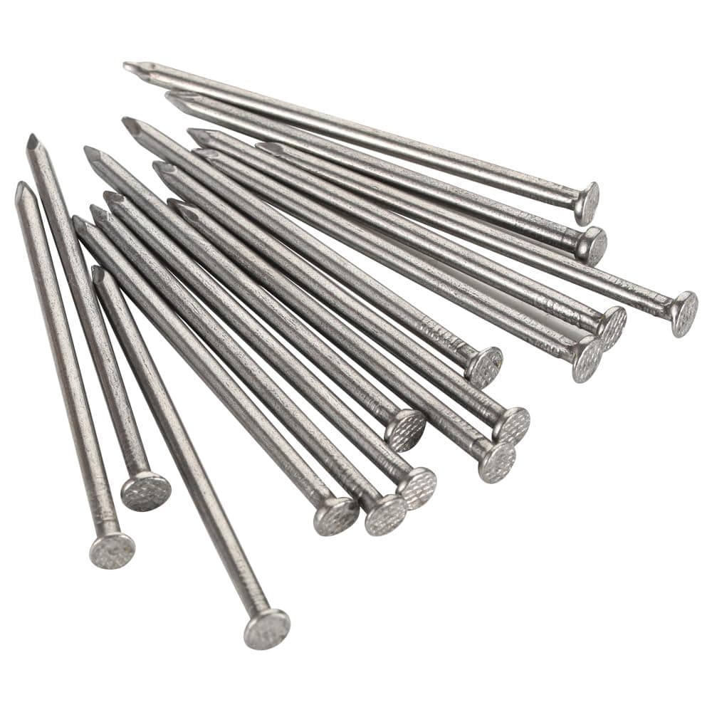 MewuDecor 1.2 x 20mm (3/4" Length) Small Tiny Flat Nails, Wood Nails, Common Nails, 300 PCS