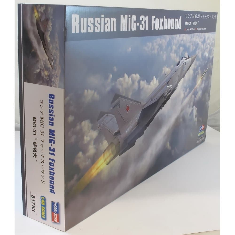 81753 "Russian MiG-31 Foxhound Plastic Model Kit, 1:48 Scale