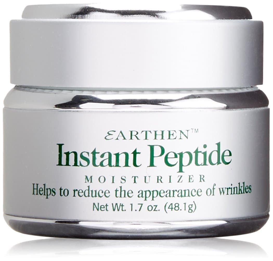 Earthen Instant Peptide Wrinkle Reducer Moisturizer Cream - for Normal to Oily Skin, Nourishes Skin (1.7 Ounce)