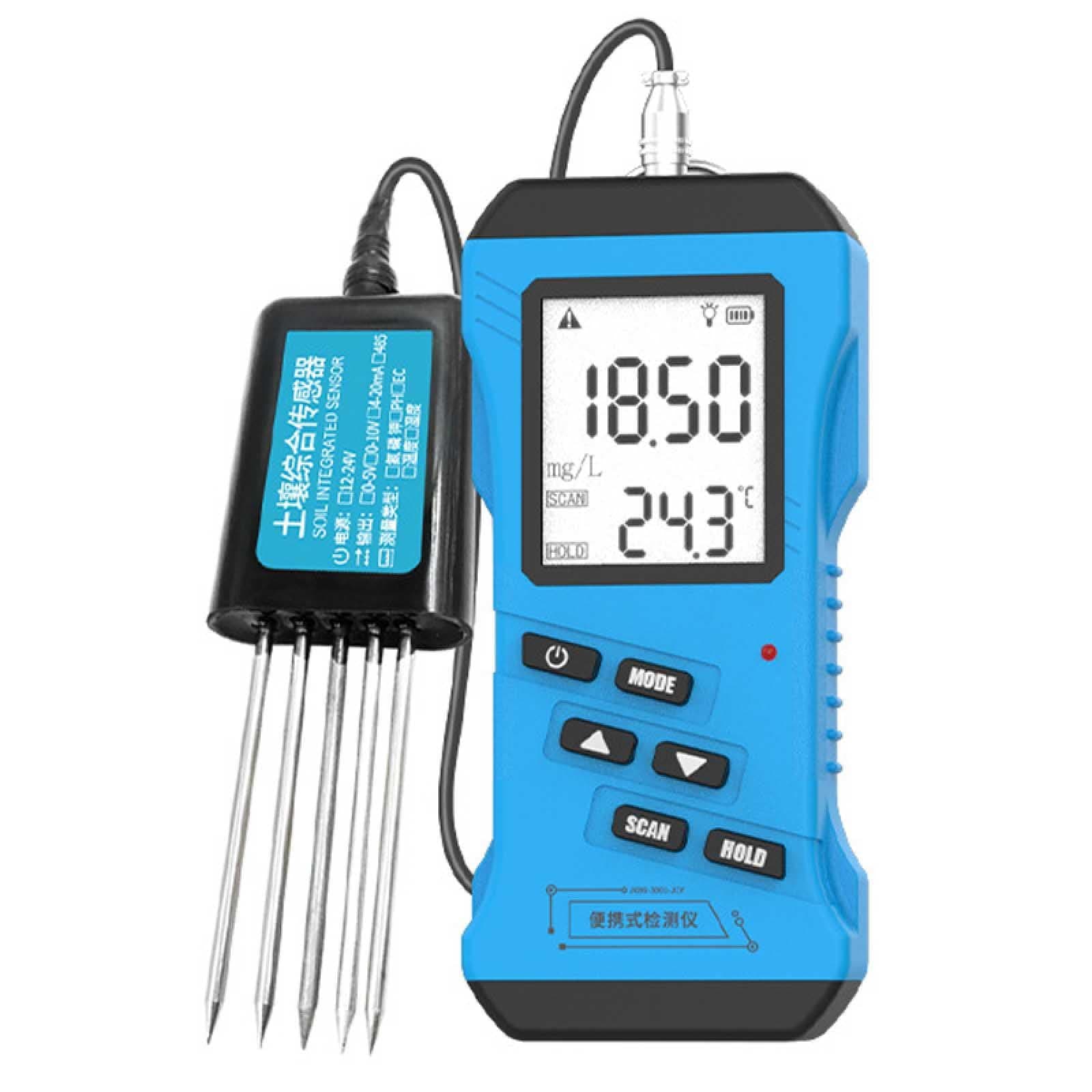 7 in 1 Soil Tester, Nitrogen, Phosphorus, Potassium Npk Tester, Ph, Moisture, Nutrient Conductivity, Ec Meter,High Accuracy Digital Sensitive,Soil Fertility Test