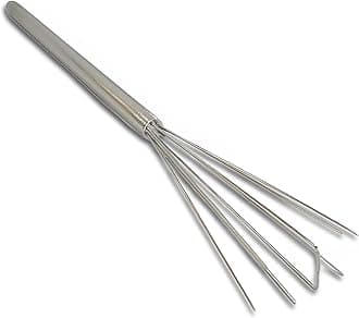 Rattleware Triple-Shape Espresso Whisk – Stainless Steel Portafilter Coffee Whisk, Flat Round Triangular Designs for Coffee Grounds, No Clumps, Specialty Drinks, Barista Tools, Easy Clean