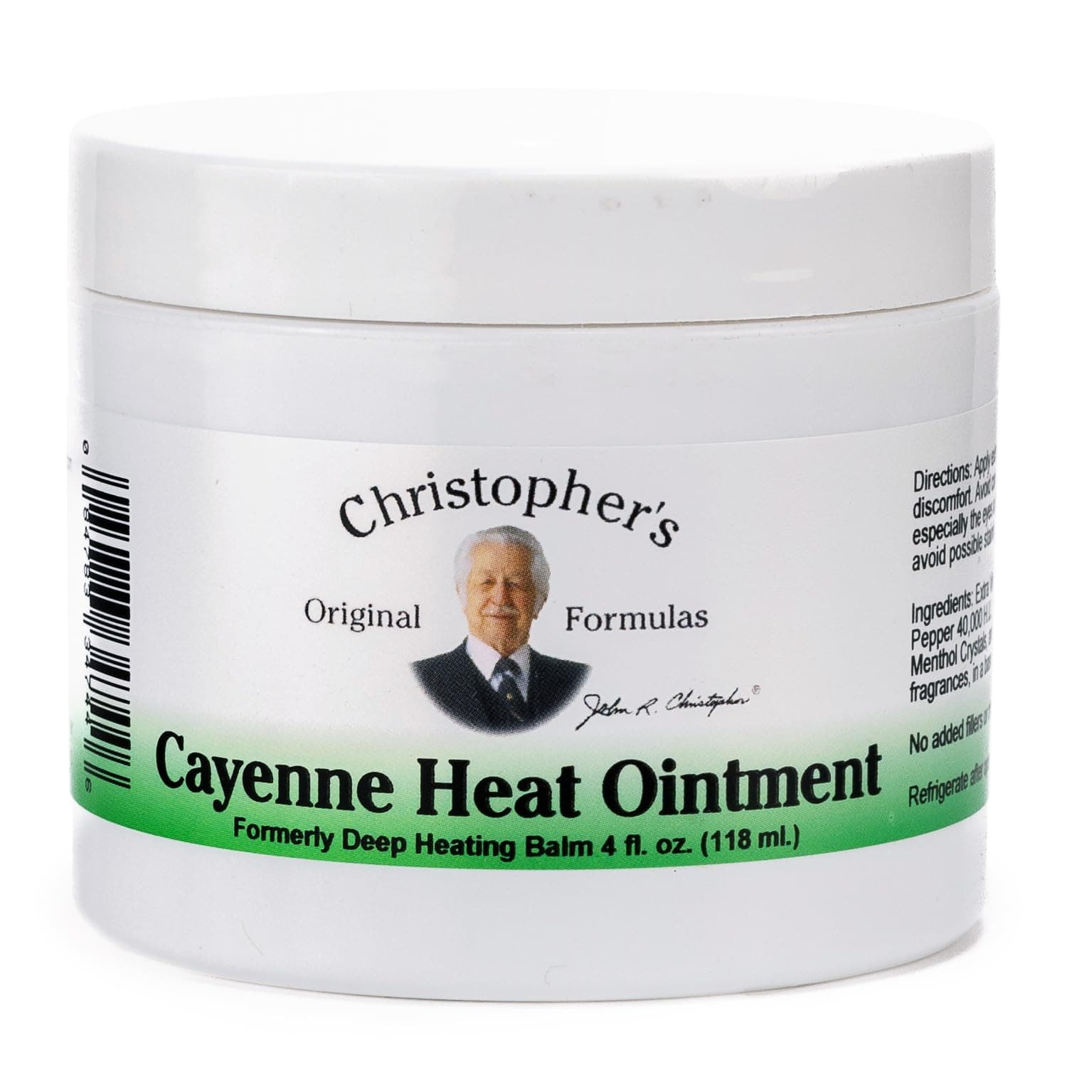 Dr. Christophers Formulas Cayenne Heat Ointment, 4 oz