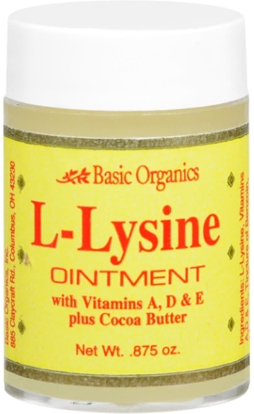 Basic Organics L-Lysine Ointment 0.87 oz (Pack of 12)