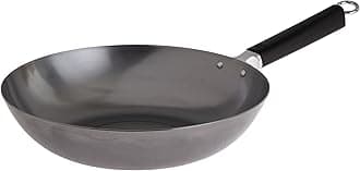 JOYCE CHEN Professional Series 12-Inch Carbon Steel Stir Fry Pan with Phenolic Handle