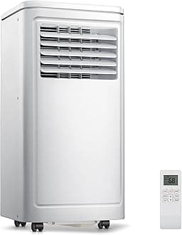 ZAFRO Portable Air Conditioners, 8000 BTU, 3 in 1 Portable AC Unit with Window Kits, Fan & Dehumidifier Modes, Cools up to 350 Sq.Ft, LED Display/Remote Control, 24H Timer for Living Room, Bedroom