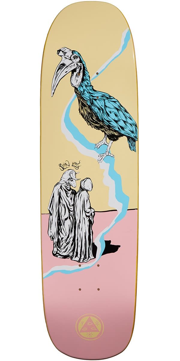 Welcome Inferno on Stonecipher Skateboard Deck - Ryan Lay - Cream - 8.6