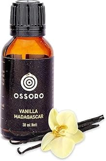 Ossoro Vanilla Madagascar Essence for Cake, 30 ml Glass Bottle | Premium Baking Essence for Desserts, Cookies, Ice Creams, Beverages & Baking Essentials