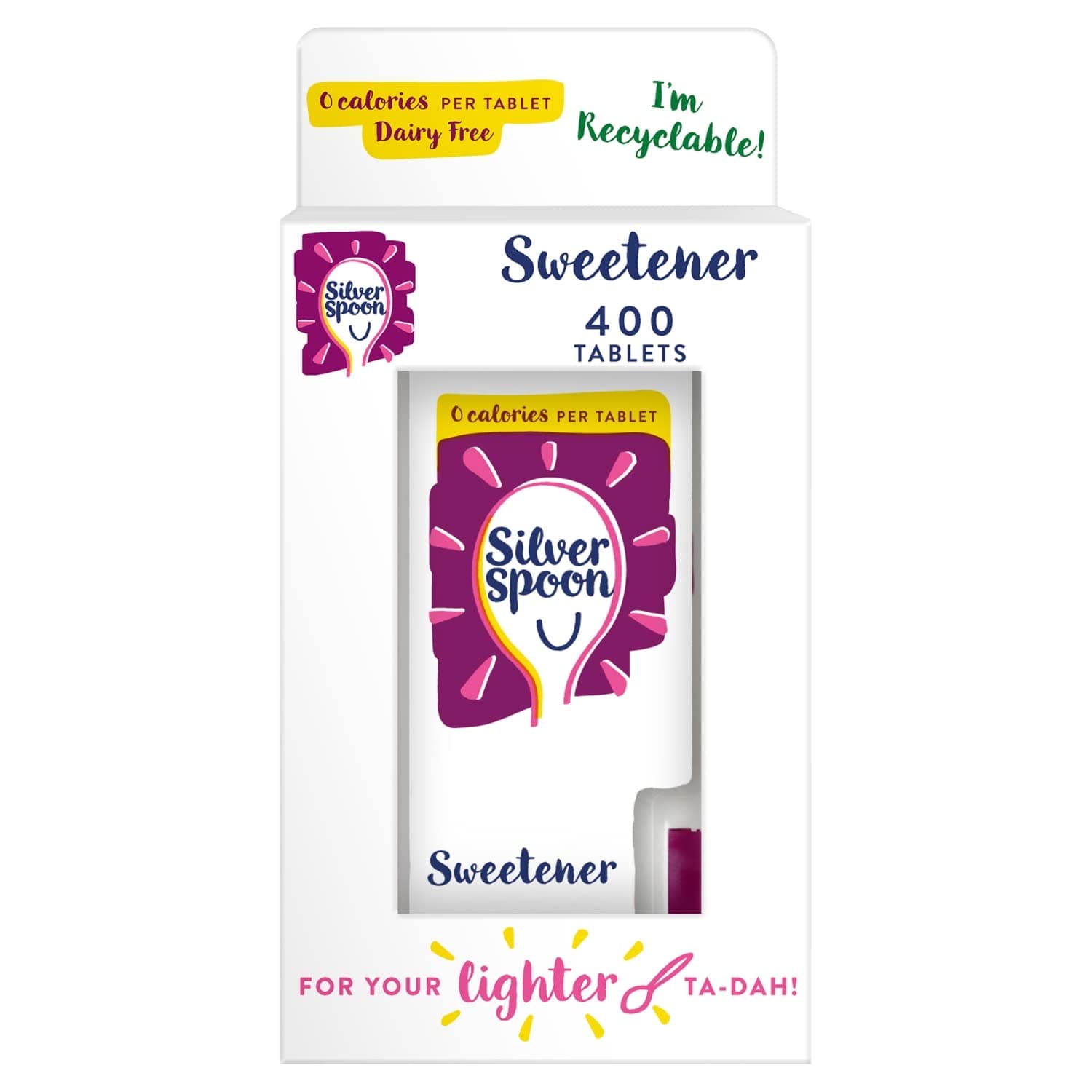 Silver Spoon Sweetener Cubes 400 Pack