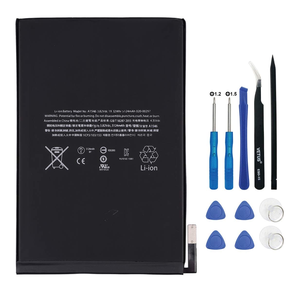 Replacement A1546 Battery Compatible with IPad 4 A1538, A1550 with Tools