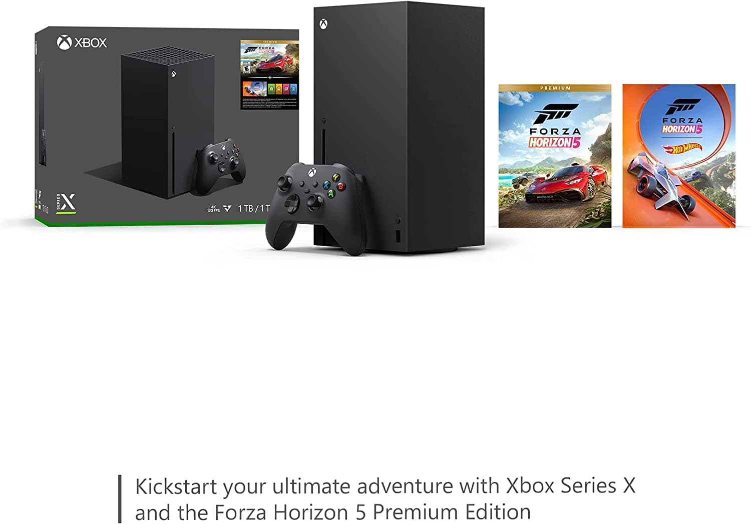 Microsoft Xbox Series X bundle with Forza Horizon 5, Premium Edition (UAE Version)
