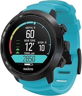 - SUUNTO D5 Dive Computer with Color Screen and Exchangeable Straps, Aqua Blue