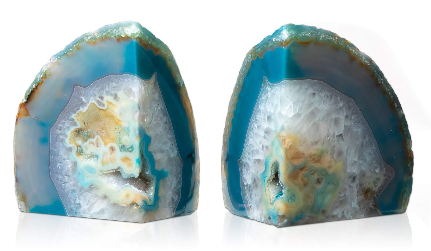 Agate Bookend Teal (2-3.5 lbs)