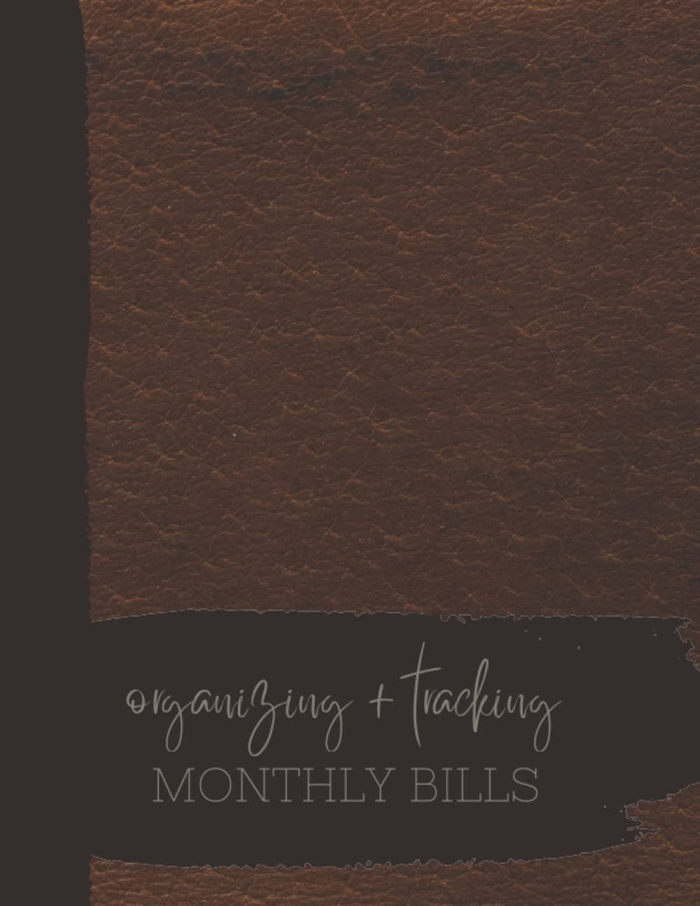 Monthly Bill Payment Organizer with Password Log Pages