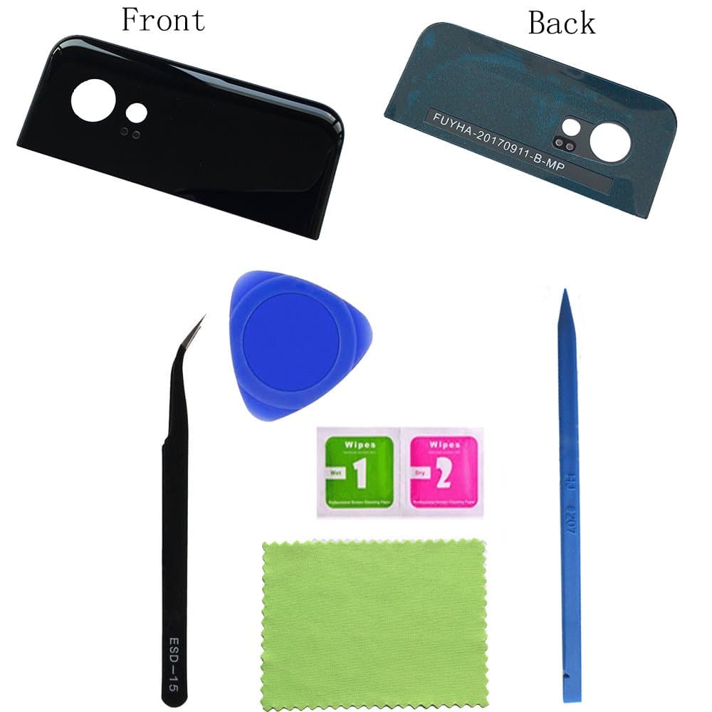 Eaglestar Compatible Top Cover Rear Back Camera Glass Replacement for Google Pixel 2 XL 2XL 6.0"