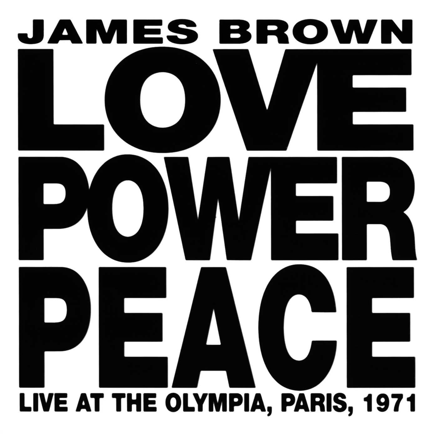 Love Power Peace Live in Paris