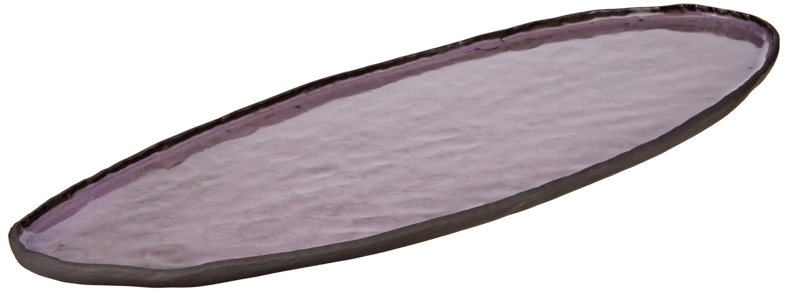 GAIASpice Pottery Tableware Collection Sumac Long Plate, 52 cm x 19 cm Size, Purple