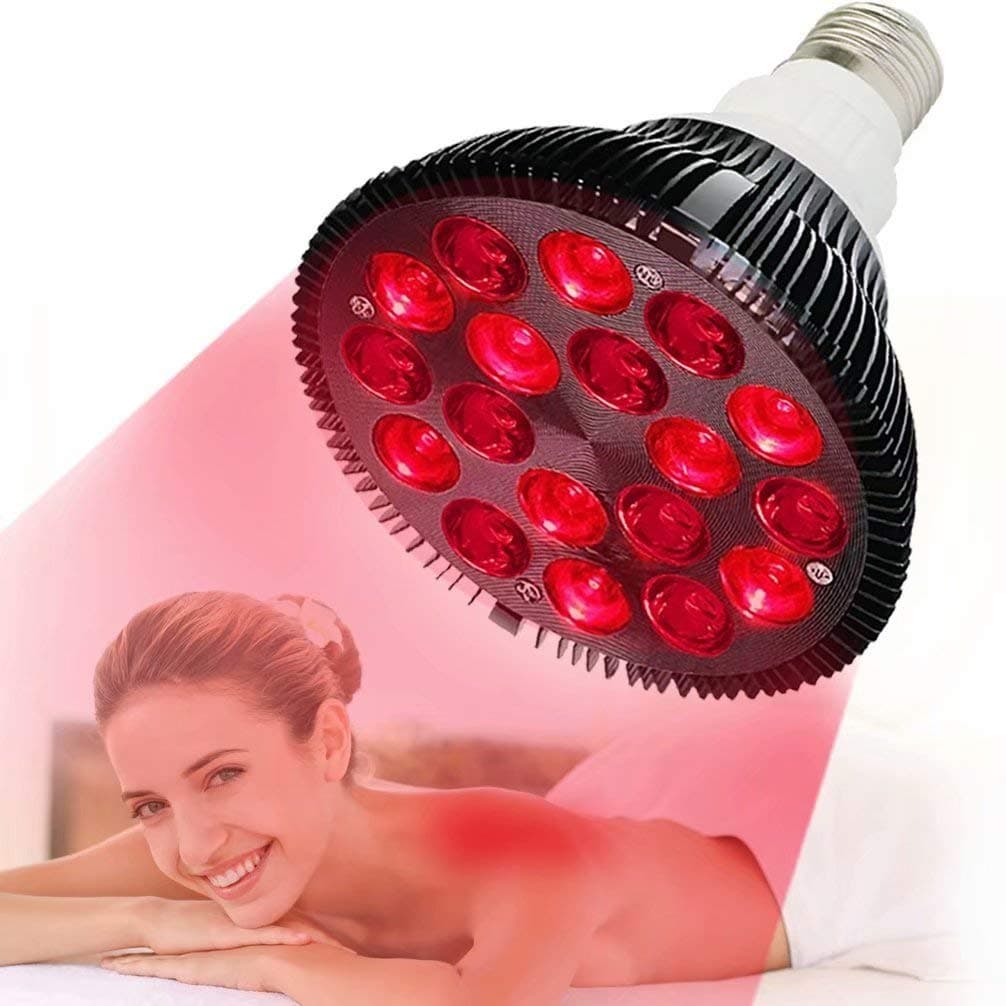 Red Light Therapy,Growstar Infrared Light Therapy Lamp,Combo Deep Red Light 660nm and Infared Light 850nm for Skin and Pain Relief