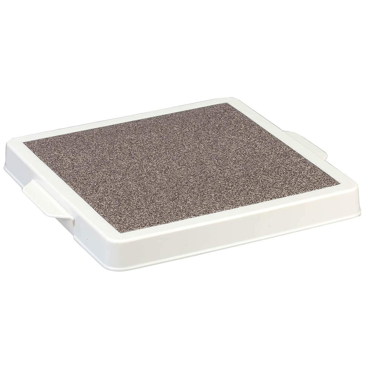 Microwave Ceramic Warming Plate + Tray with Cool Touch Handles - Dishwasher and Microwave Safe + BPA Free