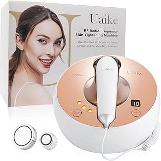 RF Radio Frequency Facial Machine - Home Use RF Body Skin Tightening Machine Device for Wrinkle Removal, Skin Rejuvenation, Light Spots, Anti Aging - Professional Skin Care Body Facial Massager