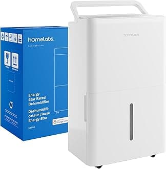 Dehumidifier - Advanced Humidity & Moisture Control, Quiet, Efficient, Auto Shut-off, Ideal for Home, Basement, Office - 4,500 Sq Ft Wi-Fi (32 Pint MAX 80 Pint at 95°F, 90% RH)