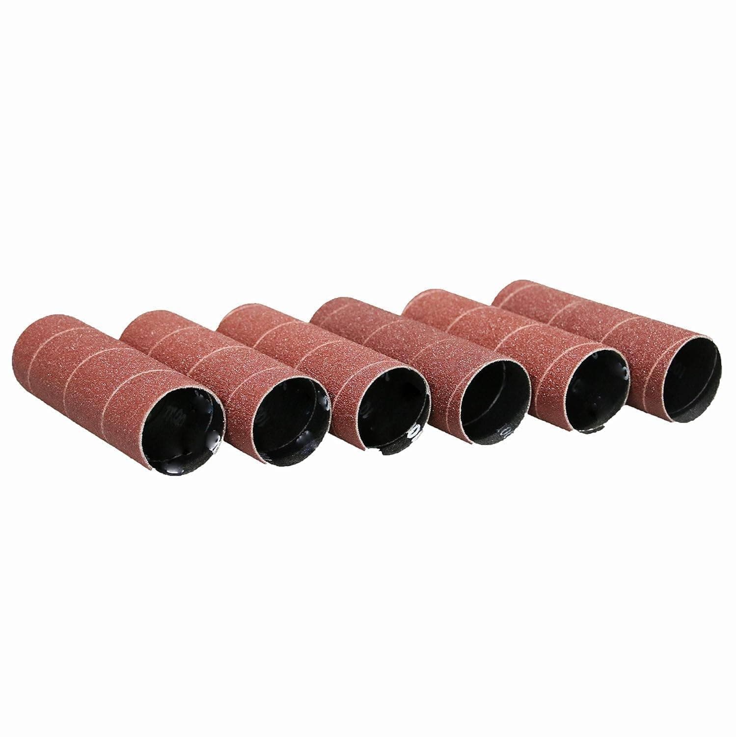 Dark Stone Sanding Sleeves for Oscillating Spindle Sander, Aluminum Oxide, 6-Pack (1, Inches, 80)