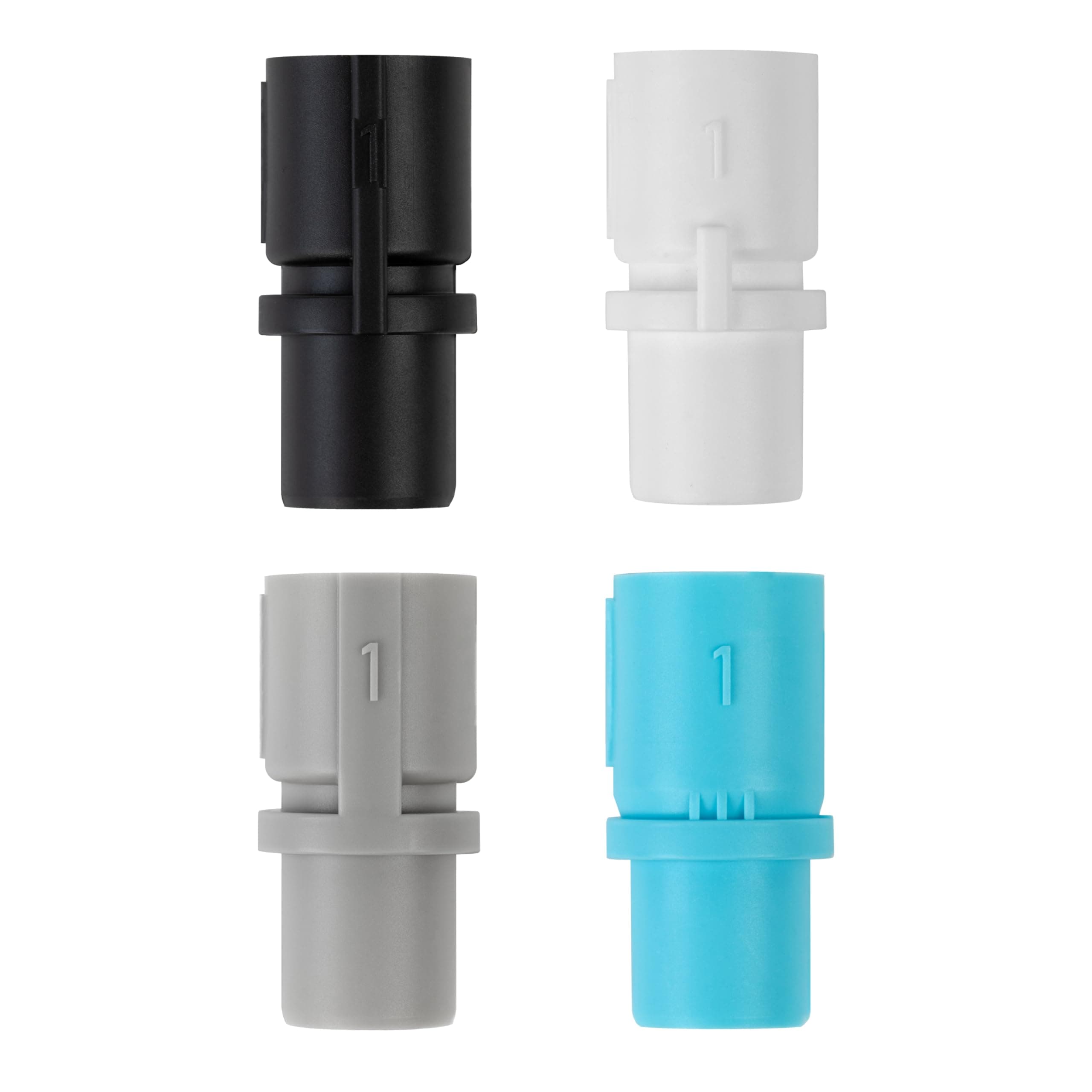 Tool Adapter Set for Cameo 4 & Portrait 3 - 4 Adapters - Plastic - Black, Blue, Gray, White