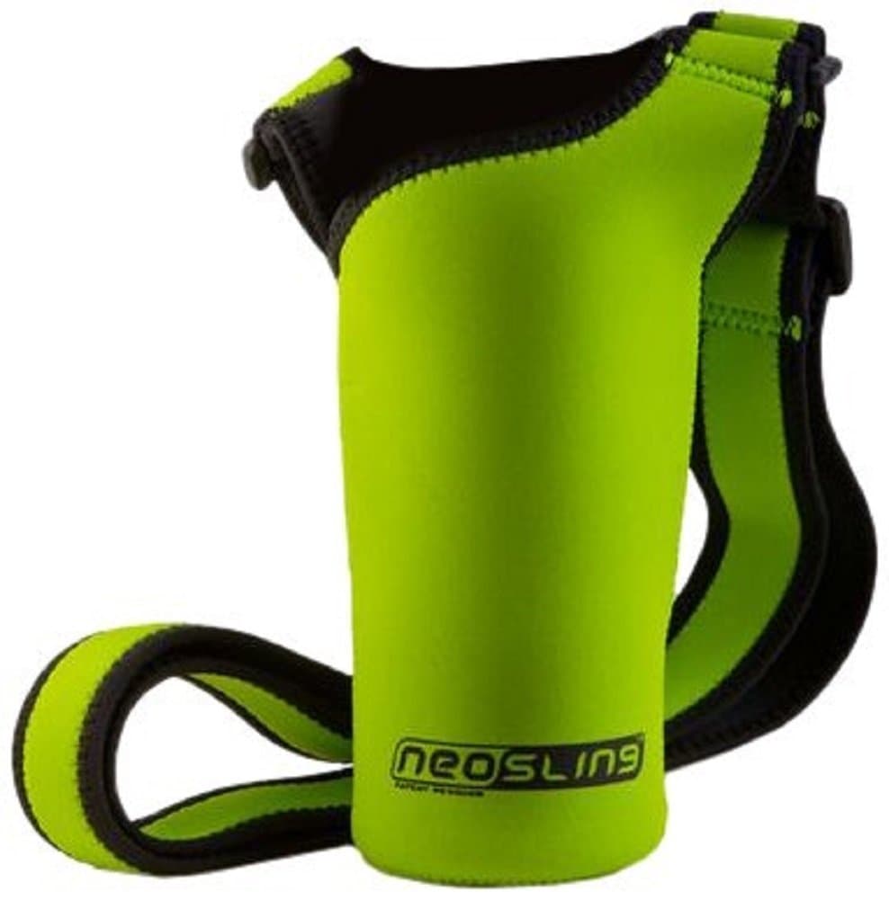 NEOSLING, Adjustable Neoprene Bottle Holder, Treefrog Green