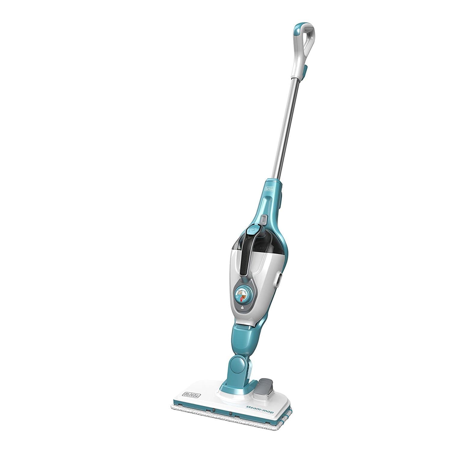 15-In-1 Steam Mop With Steamitt With Variable Superheated Steam & Steam Jet With 15 Accessories, Swivel Head, 1300 W, 500 ML, White/Aqua - Fsmh13151Sm-B5, 2 Years Warranty