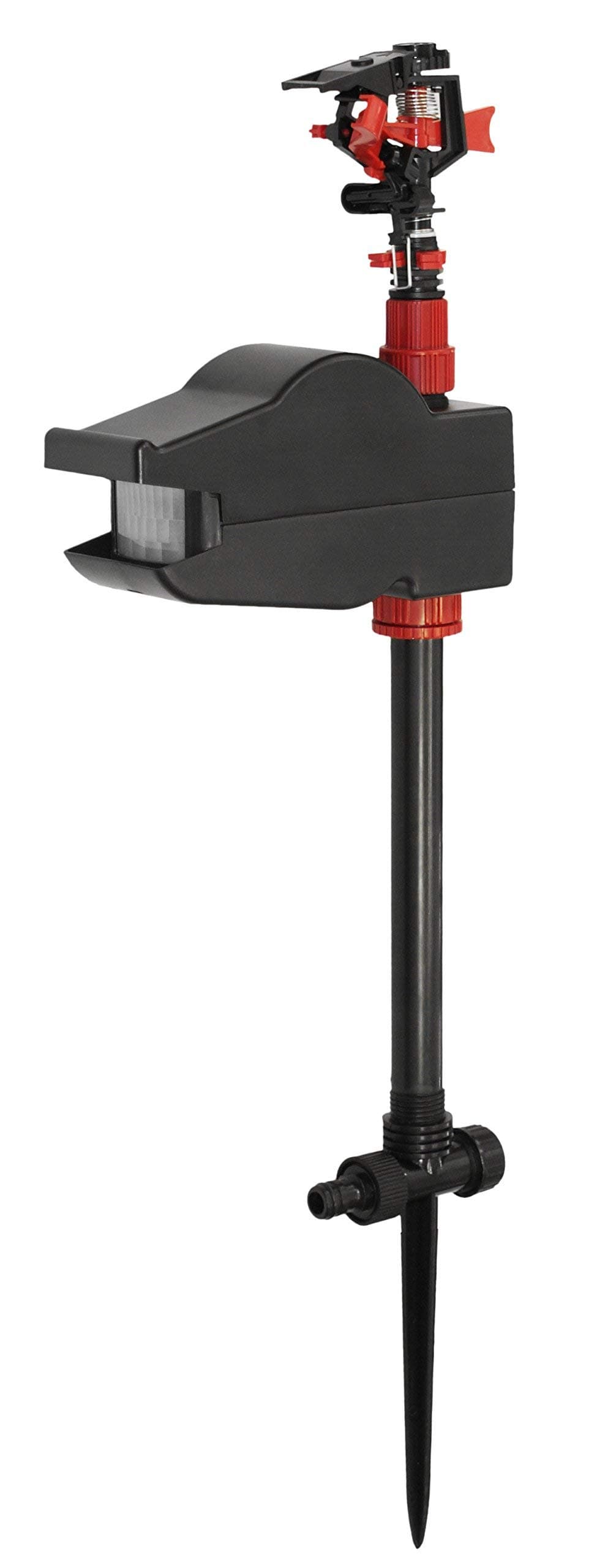 Jet Spray Repeller Motion Activated Fox Deterrent (Connects to garden hose, battery powered)