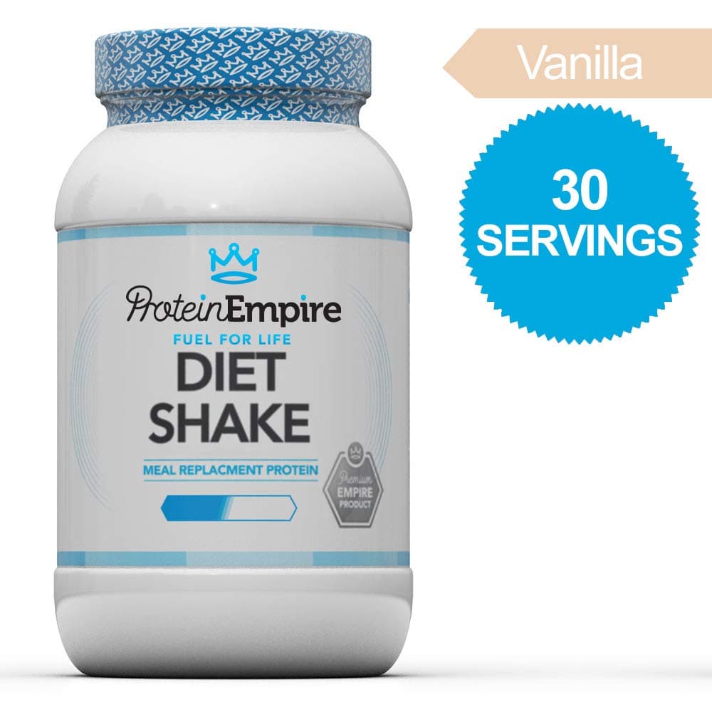 Protein Empire Diet Shake | 1.8kg, 30 Servings| Meal Replacement Shakes for Weight Loss, High Protein, Low Sugar & Fats - Vanilla