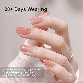 JODSONE 4 Bottles of 15ML Nail Primer Base Coat Top Coat and Builder Gel Which Helps Better Fit the Gel Polish