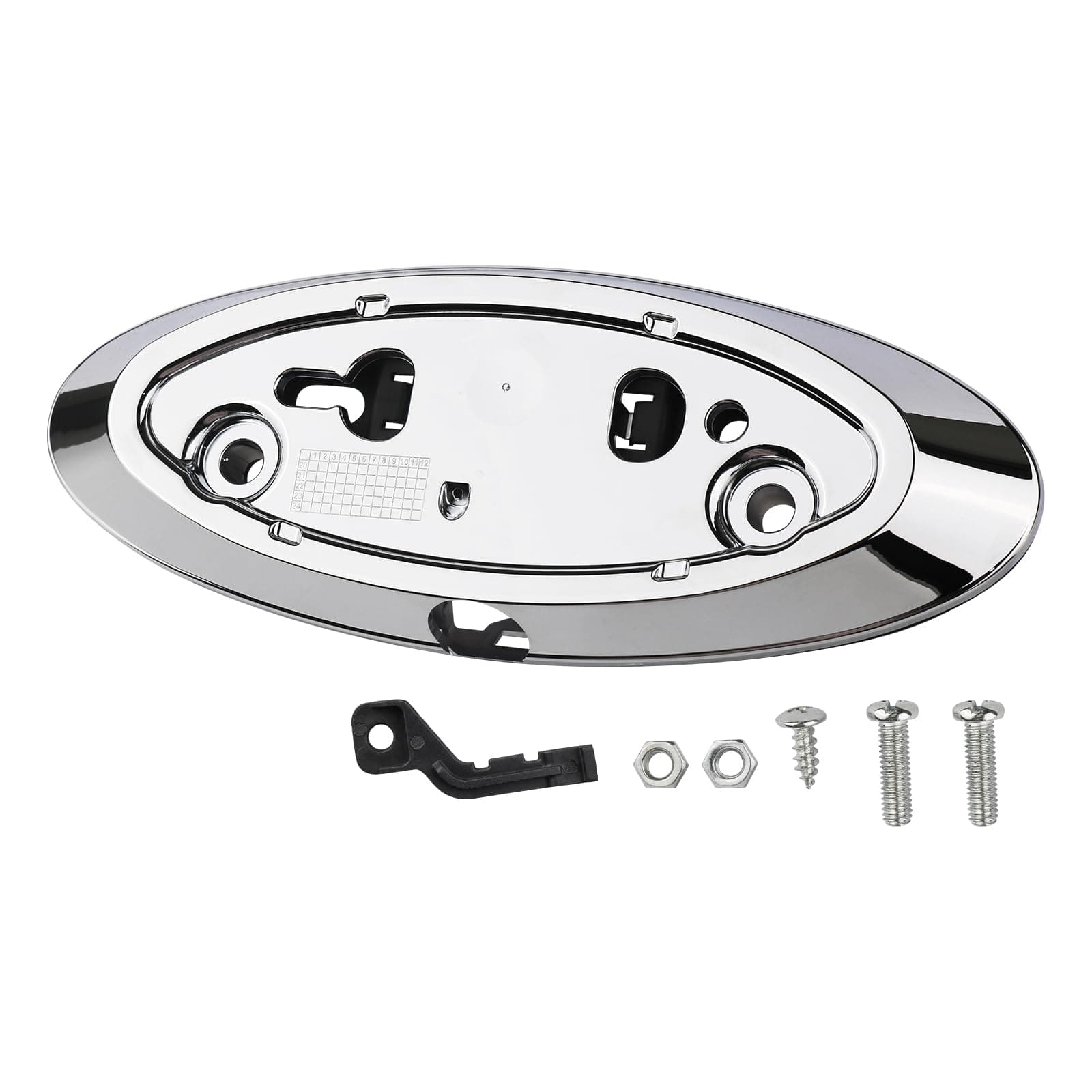 TQPONLY Tailgate Backup Camera Housing Kit | Compatible with 2013-2016 Ford Super Duty,2010-2014 Ford F150 Lincoln Mark LT,2019-2023 Ford Ranger Truck | Replaces AL3Z-19H511-A Rear Emblem Bezel