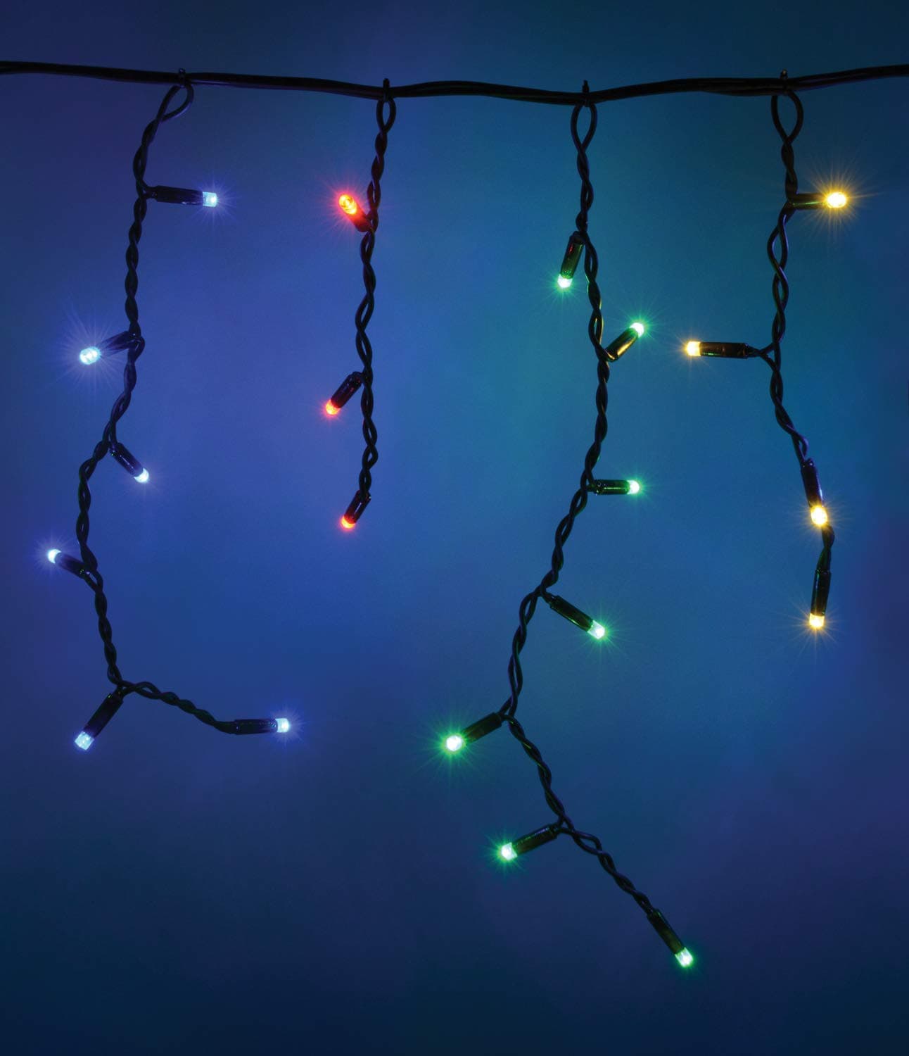 Lyyt | Extendable Icicle Style Fairy Lights | Multicoloured